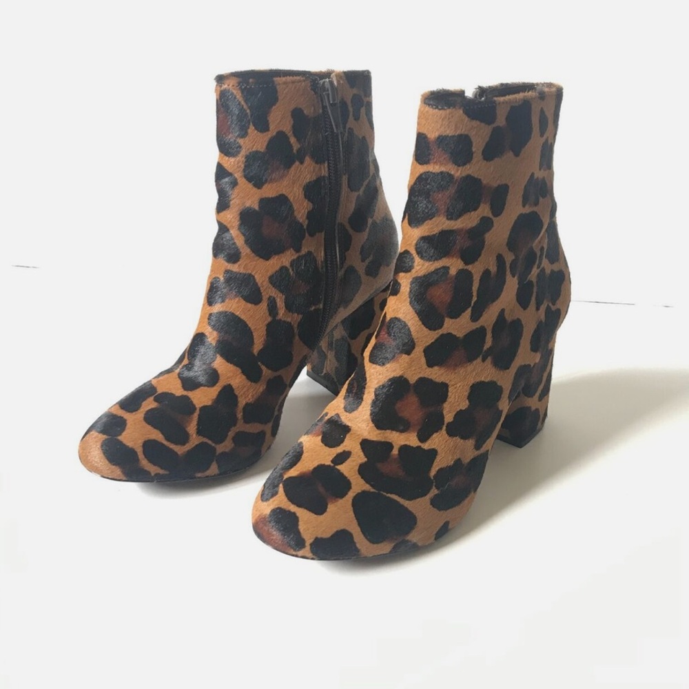 Matisse Grove Leopard Booties - Size 10 M